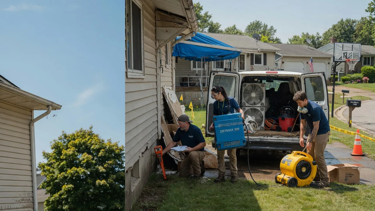 Ceiling Leak Cleanup in Salesville, OH near me