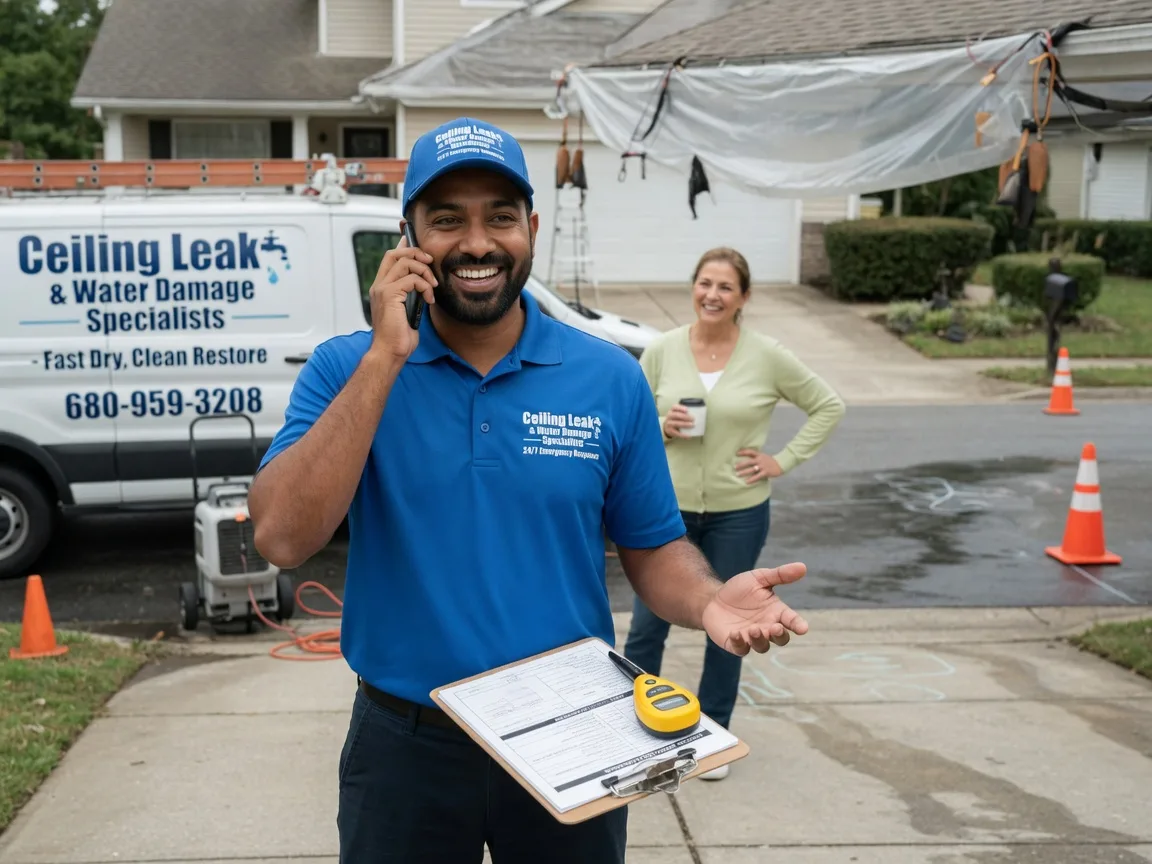 Ceiling Leak Cleanup Salesville, OH FAQs